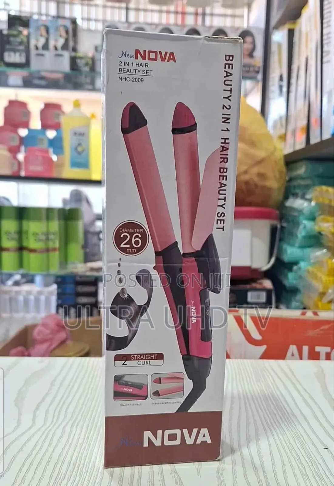 Nova 2-in-1 Hair Beauty Set, Model NHC-2009, Which Functions as Both A