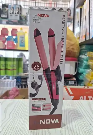 Nova 2-in-1 Hair Beauty Set, Model NHC-2009, Which Functions as Both A