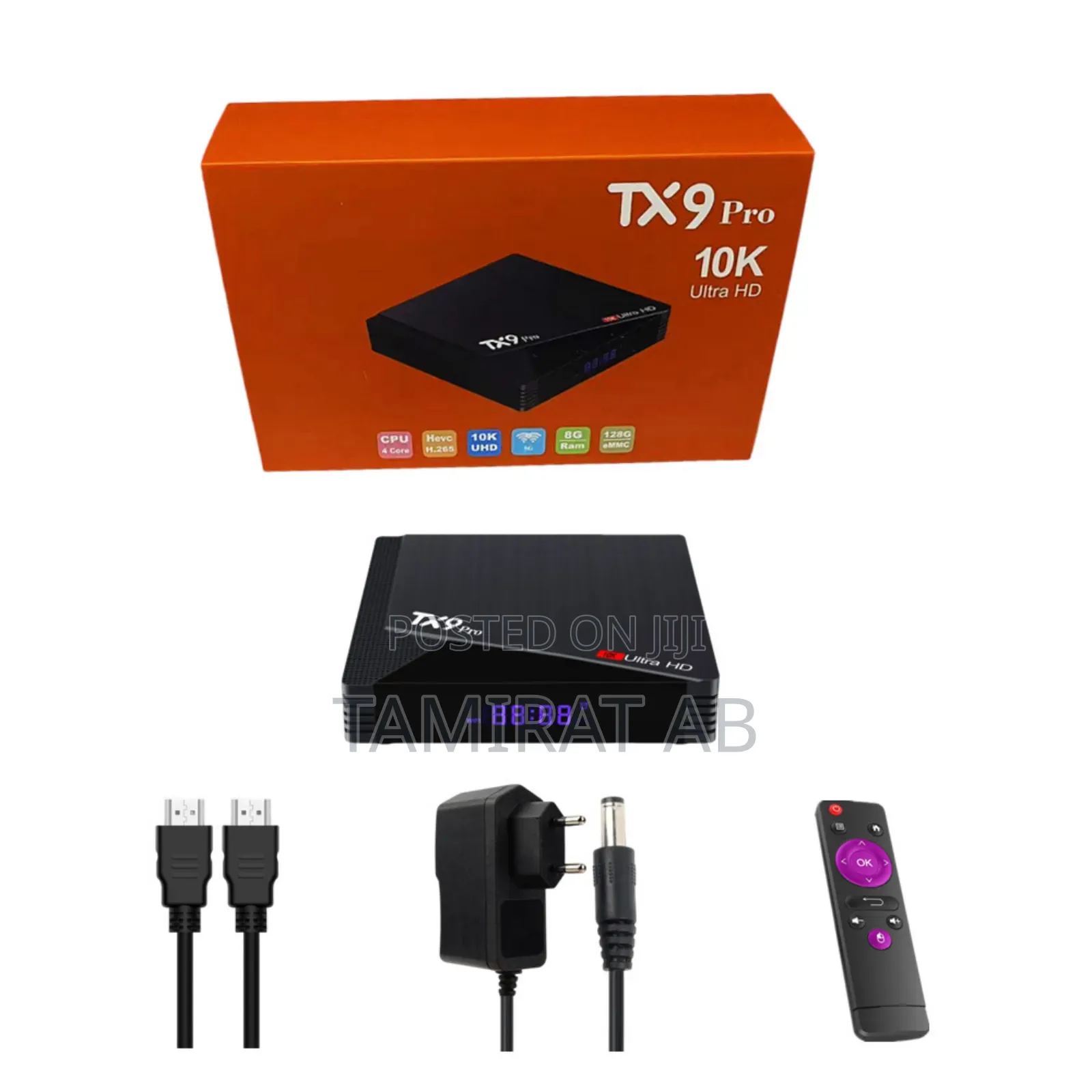 Tx9 Pro Android Tv Box– Ultra Hd, Android 12.1, 8gb Ram, 128gb Rom