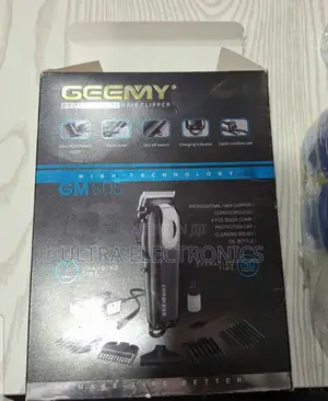 የፀጉር ማሽን Geemy Professional Hair Clipper.It Features Durable Stainless