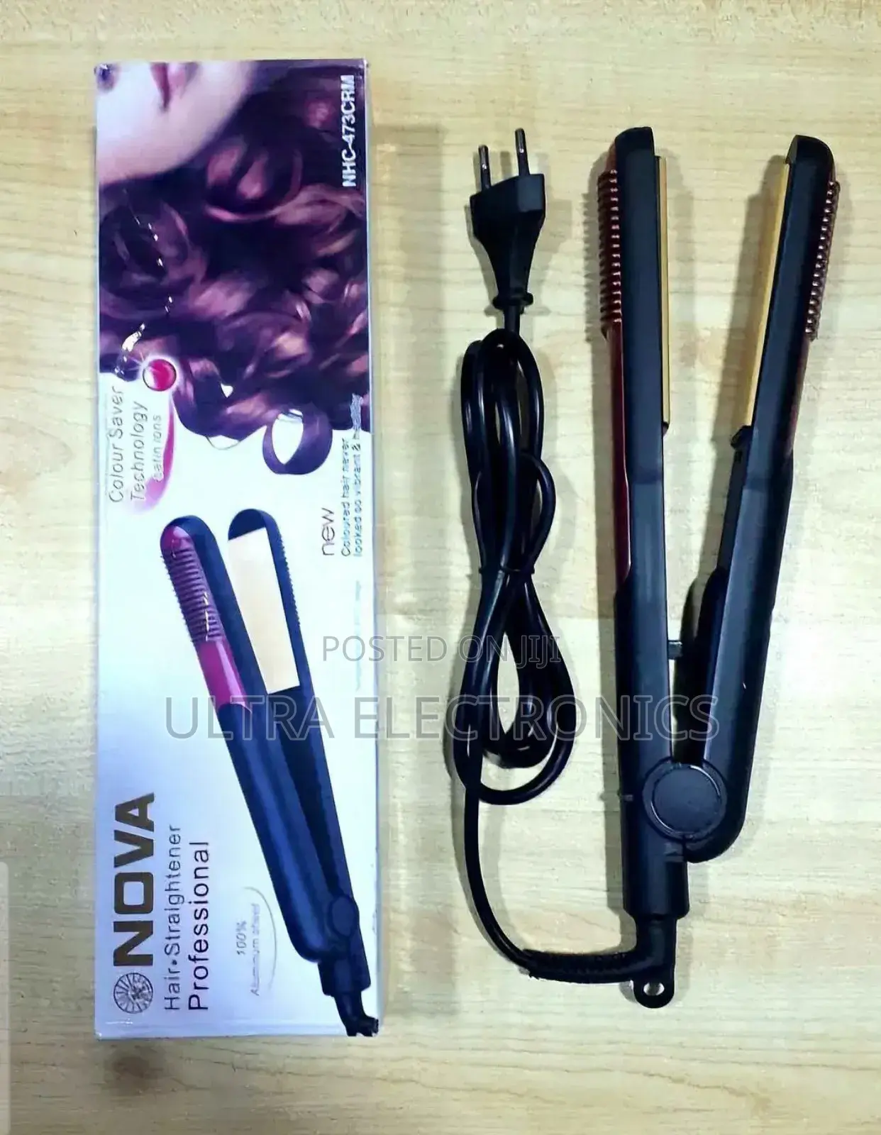 Nova NHC-473crm Professional Hair Straightener.