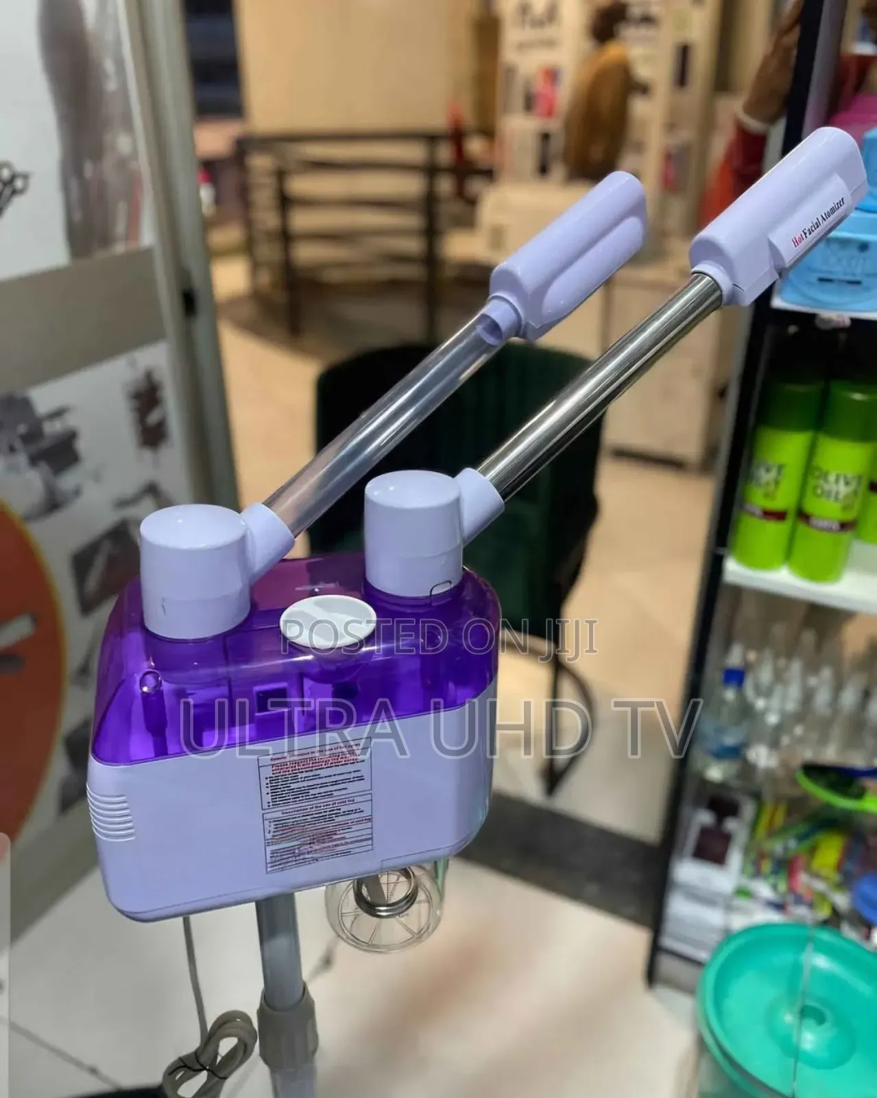 Professional Double-Tube Facial Steamer.