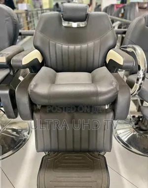 የፀጉር ቤት ወንበር Black Synthetic Leather Hydraulic Barber Chair.