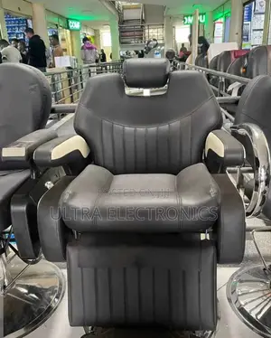የፀጉር ቤት ወንበር Black Synthetic Leather Hydraulic Barber Chair.