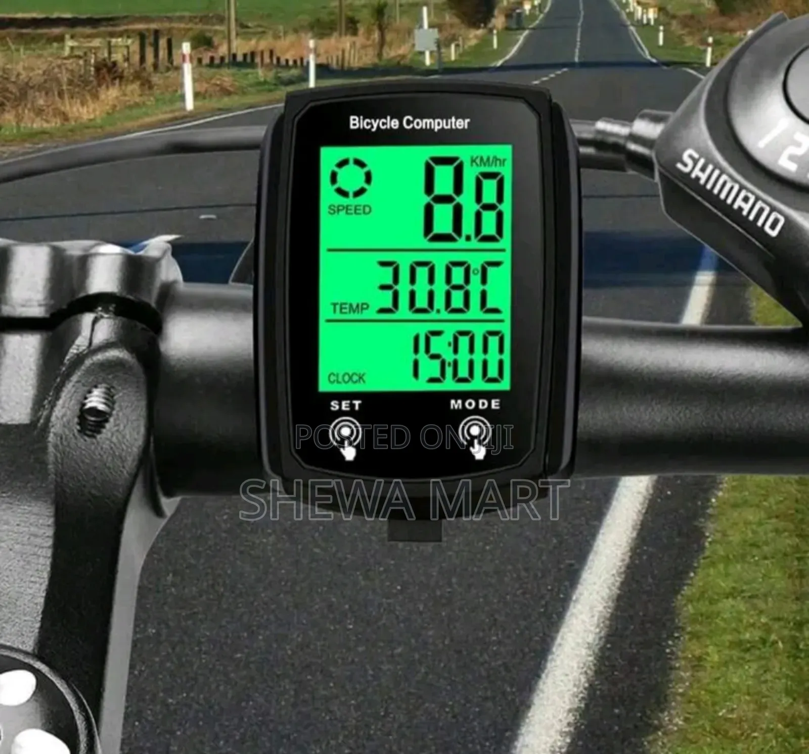 Bicycle Wireless Speedometer,Wired LCD Touch Screen Speed Mileage Od
