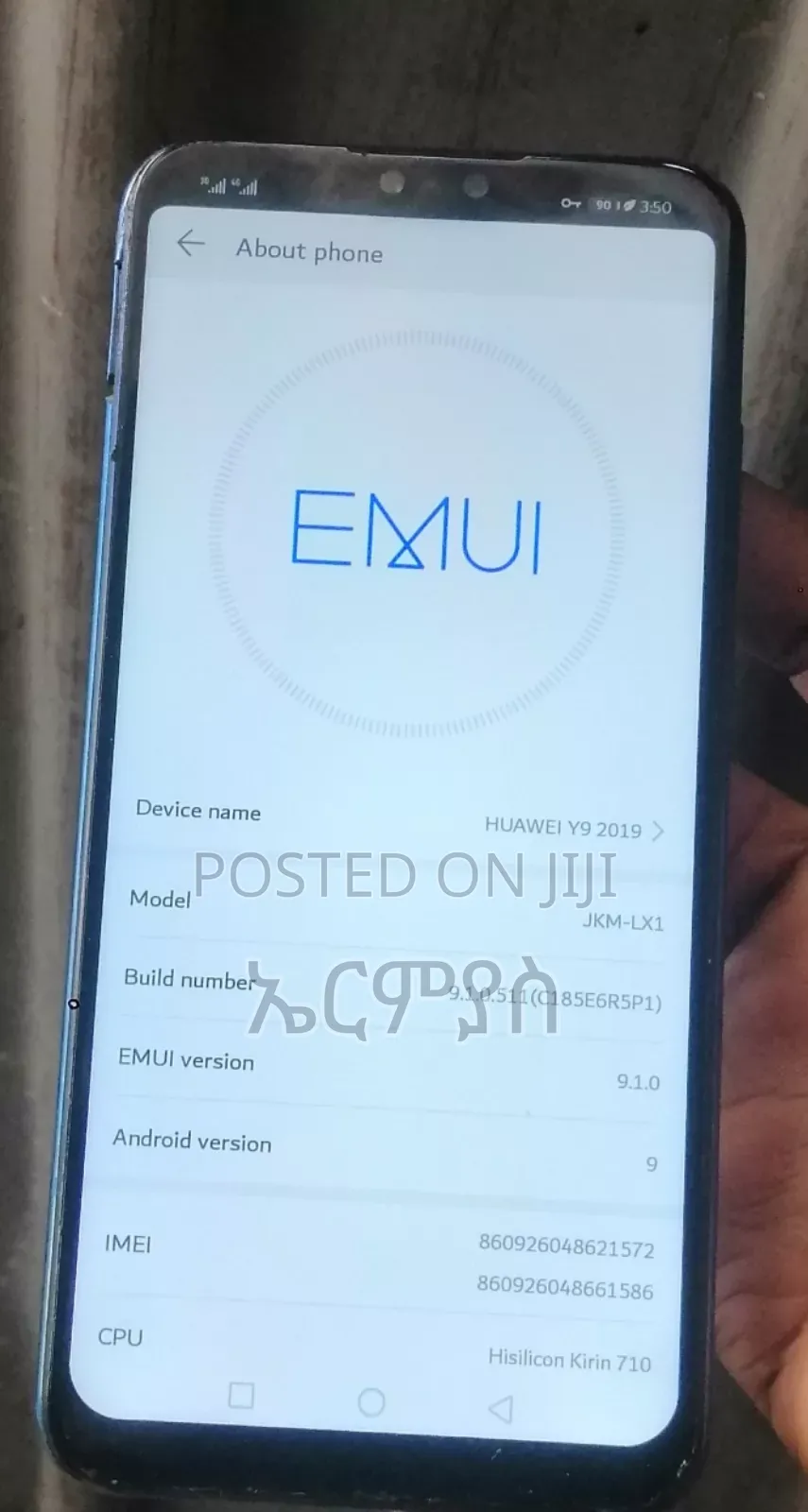 Huawei Y9 2019 64 GB Blue