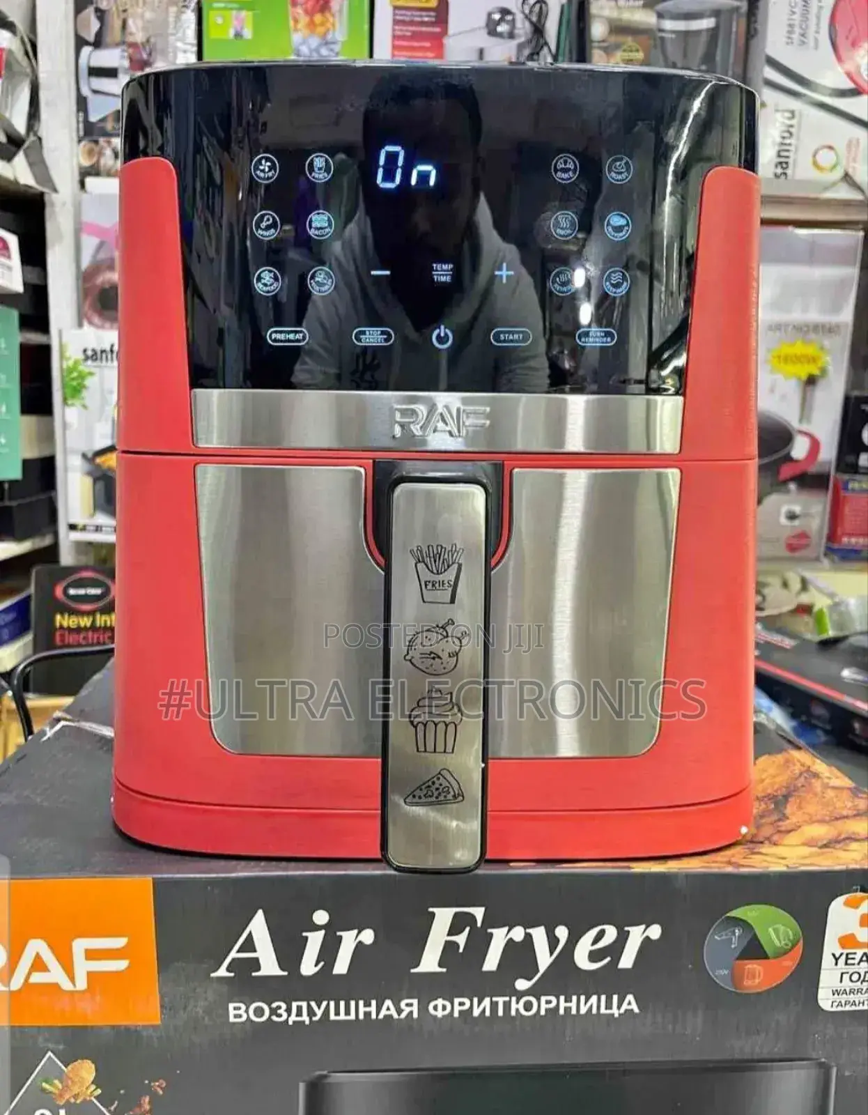 Raf Essential Air Fryer, Model R.5352. Capacity: 9 Liters