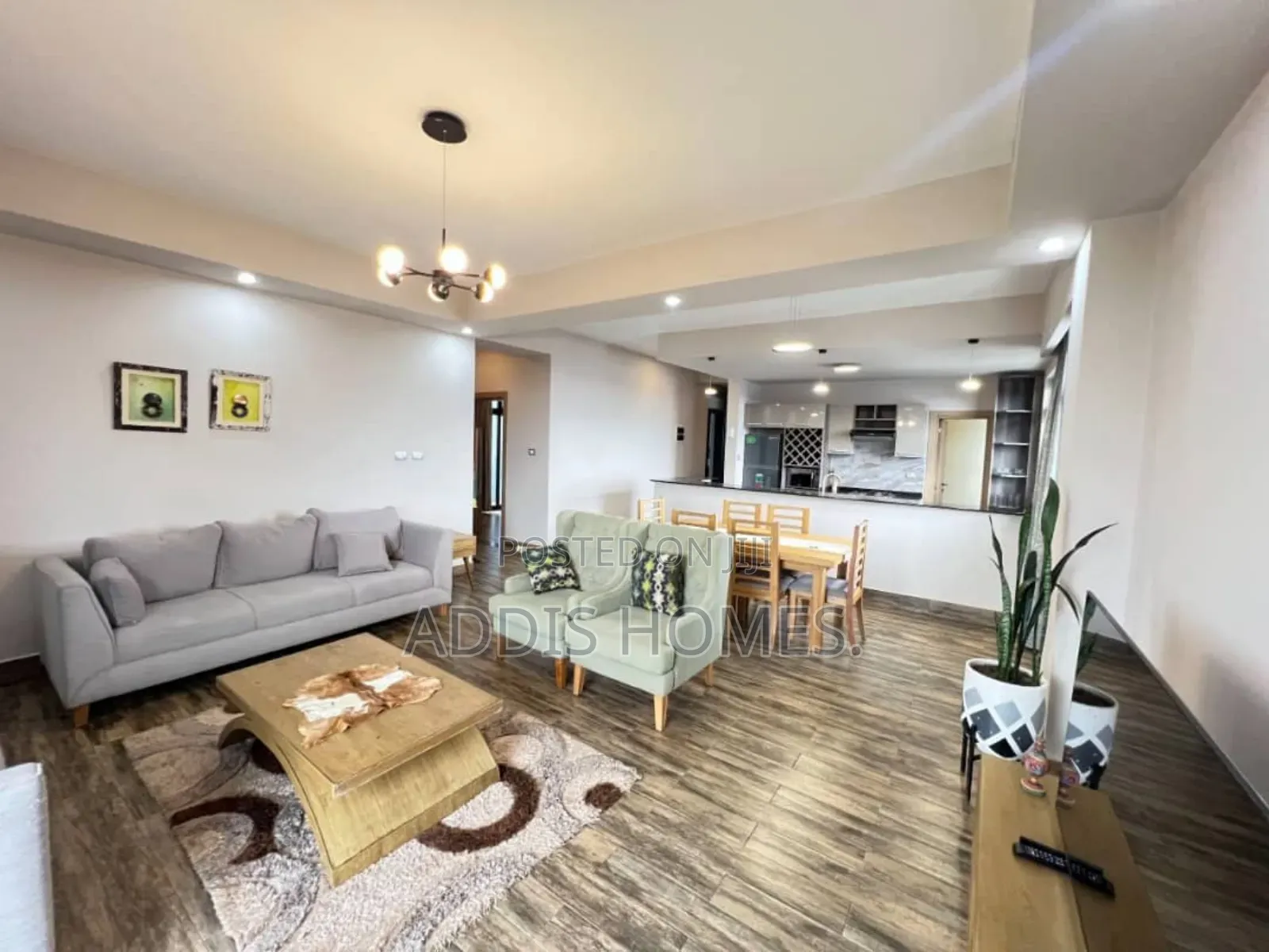 Furnished 3bdrm Apartment in Bole for rent