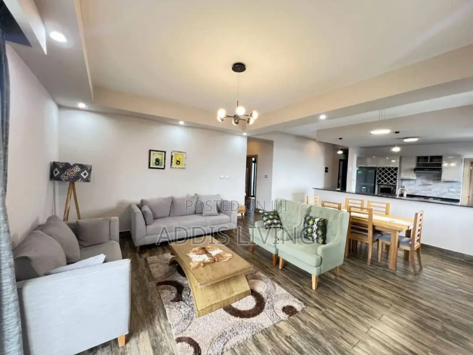 Furnished 3bdrm Apartment in Bole for rent