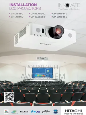 Hitachi 3lcd Professional Cinema Laser Projector Wifi Wireless