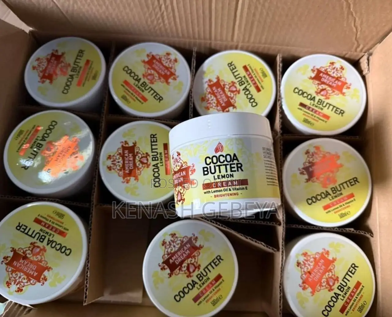 American Dream Cocoa Butter Lemon Cream Products