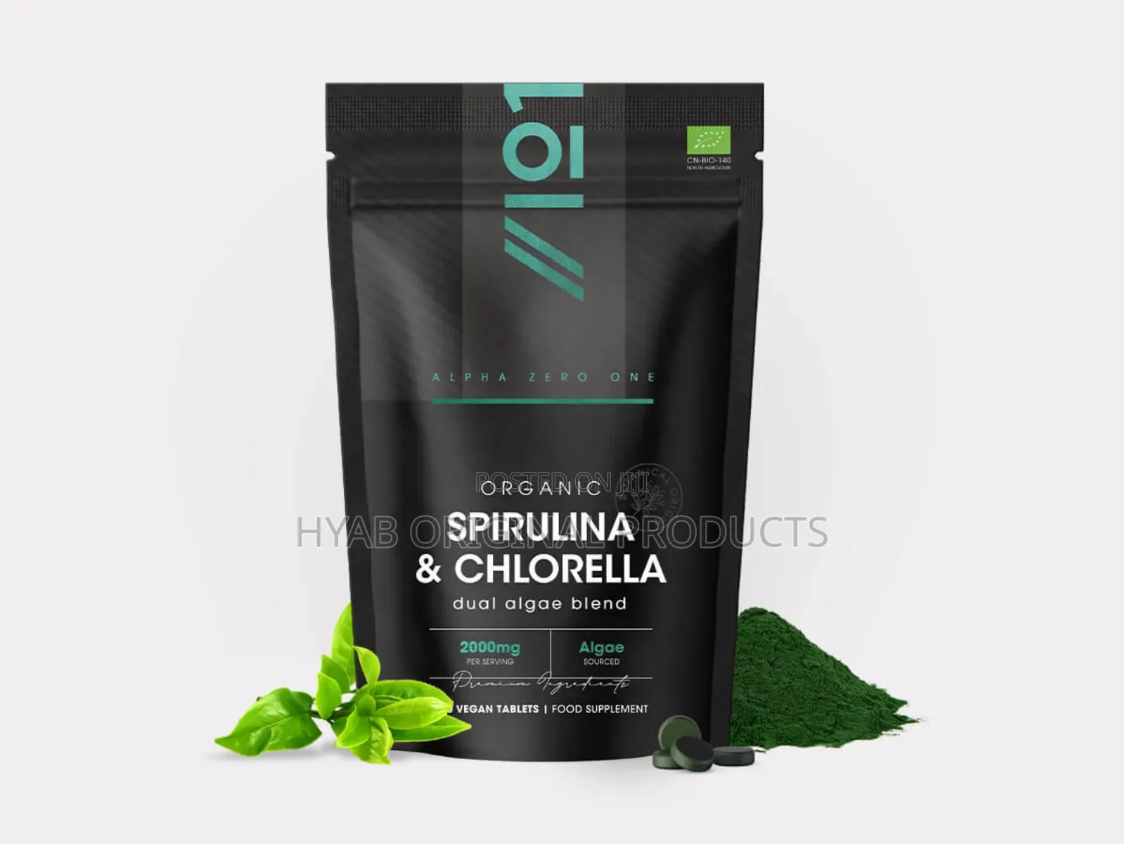 Spirulina Chlorella 300 Tablets / 2000mg