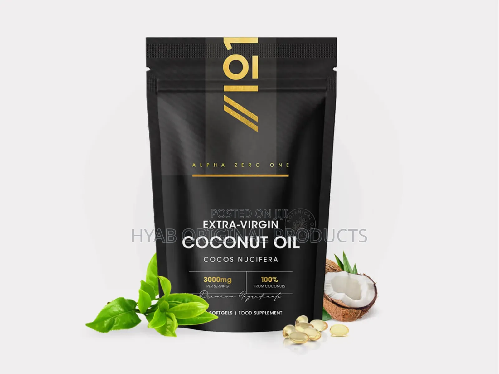 Coconut Oil 180 Softgels / 3000mg