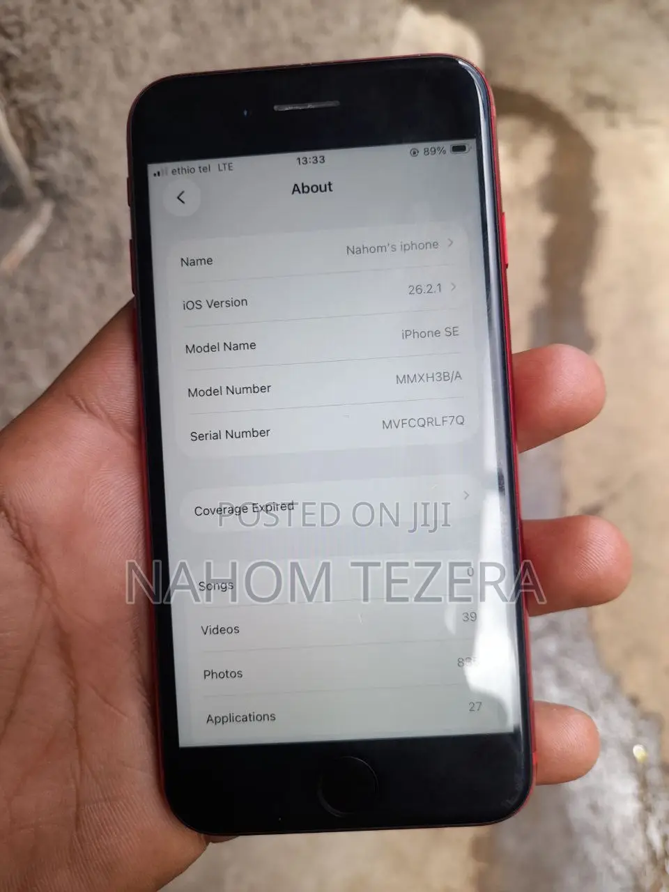 Apple iPhone SE 64 GB Red