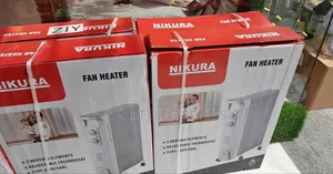 Nikura Oil-Filled Electric Heater. It Features 3 Heating Elements.