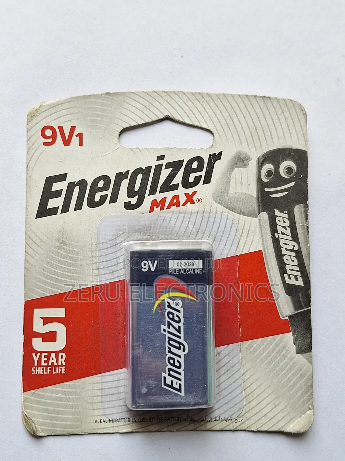 Energizer Max 9v Alkaline Battery