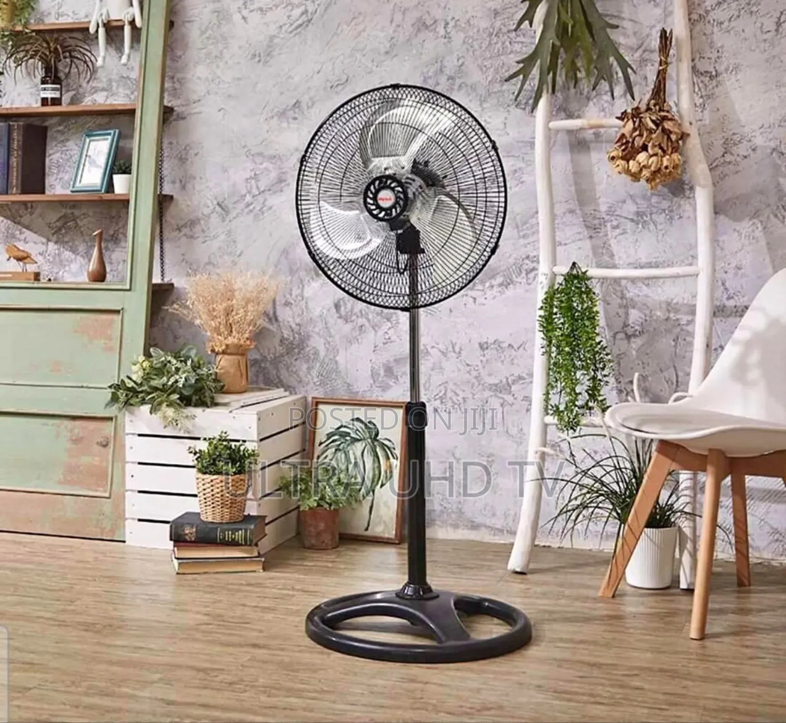 Mytek 3-in-1 Industrial Pedestal Fan. It Features a Durable