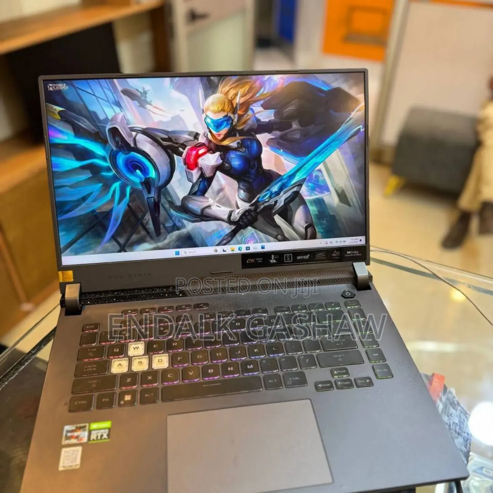 New Laptop Asus ROG Strix G15 16GB AMD Ryzen 9 SSD 512GB