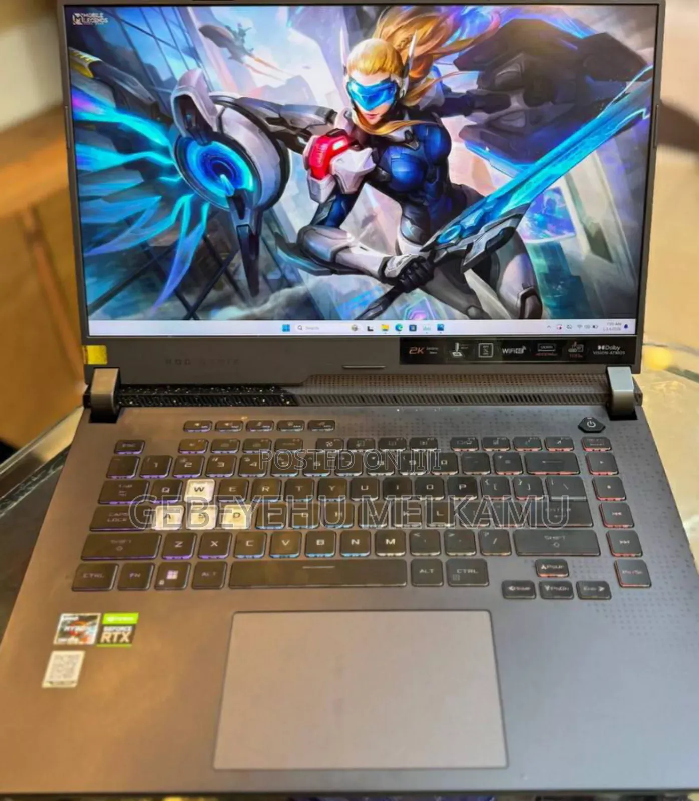 New Laptop Asus 16GB AMD Ryzen 9 SSD 512GB