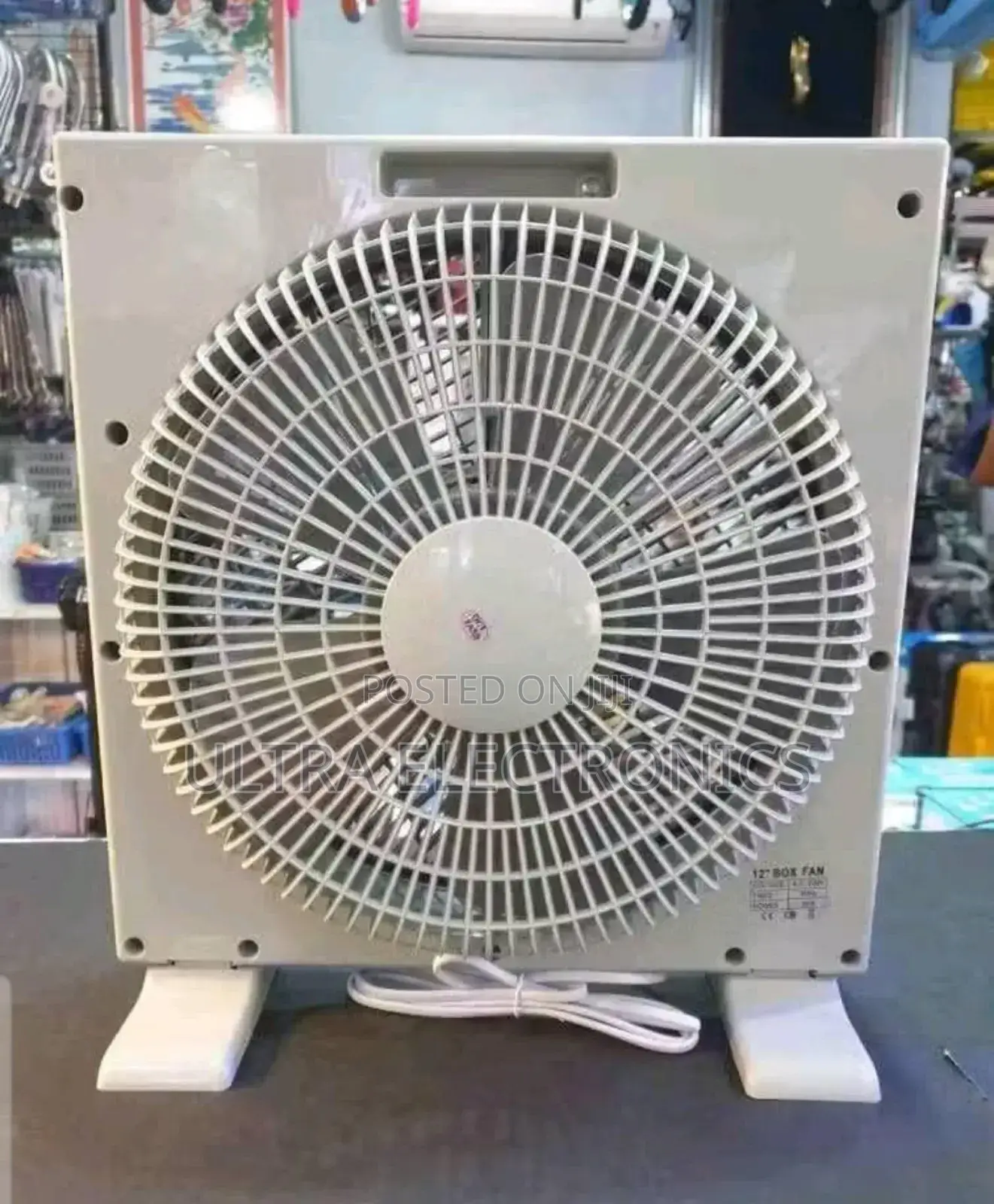Changli Crown 12" Box Fan, Model Kyt-30a. It Features