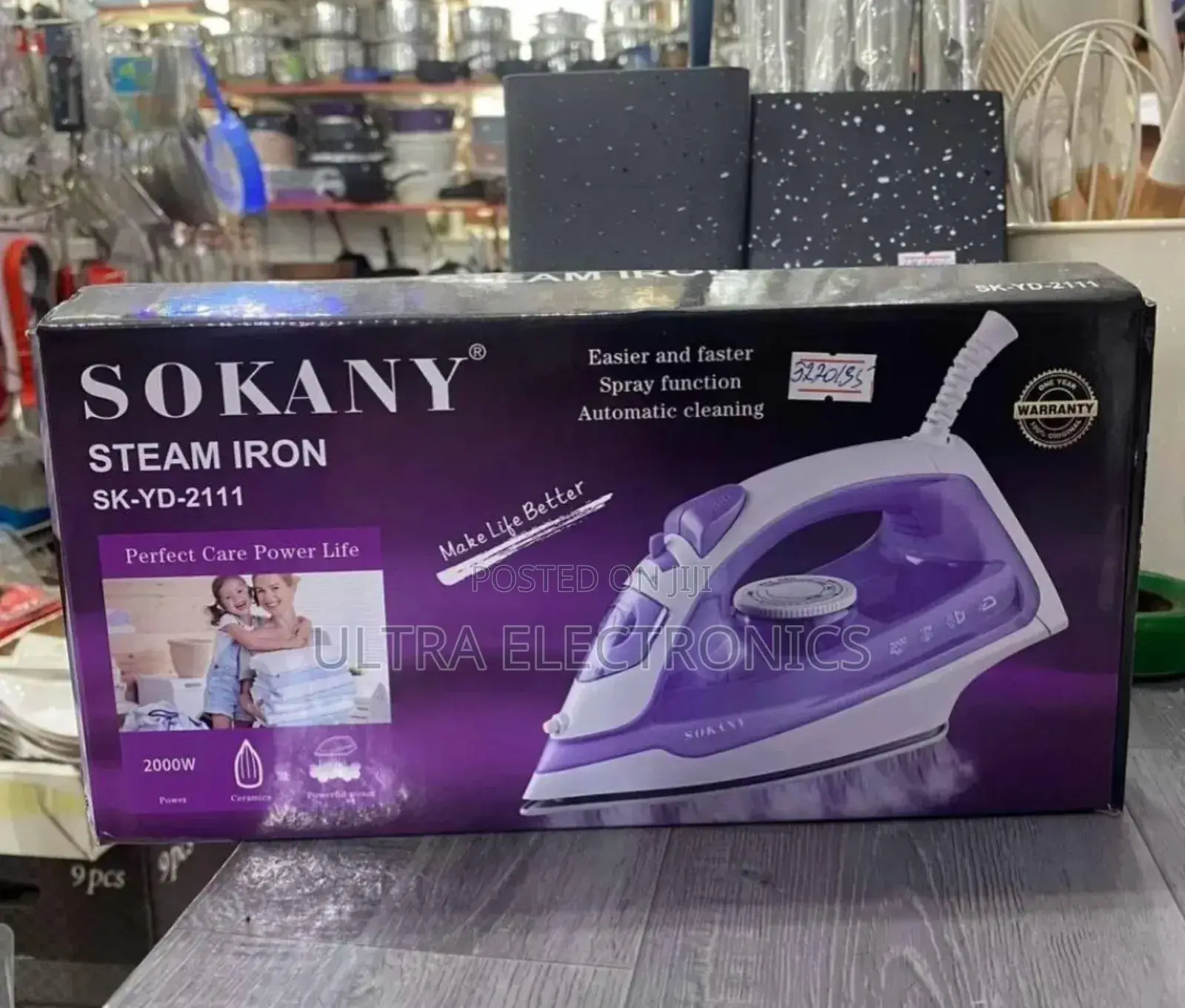 Sokany Sk-Yd-2111 Steam Iron, a Non-Ajabsfh Product. Key