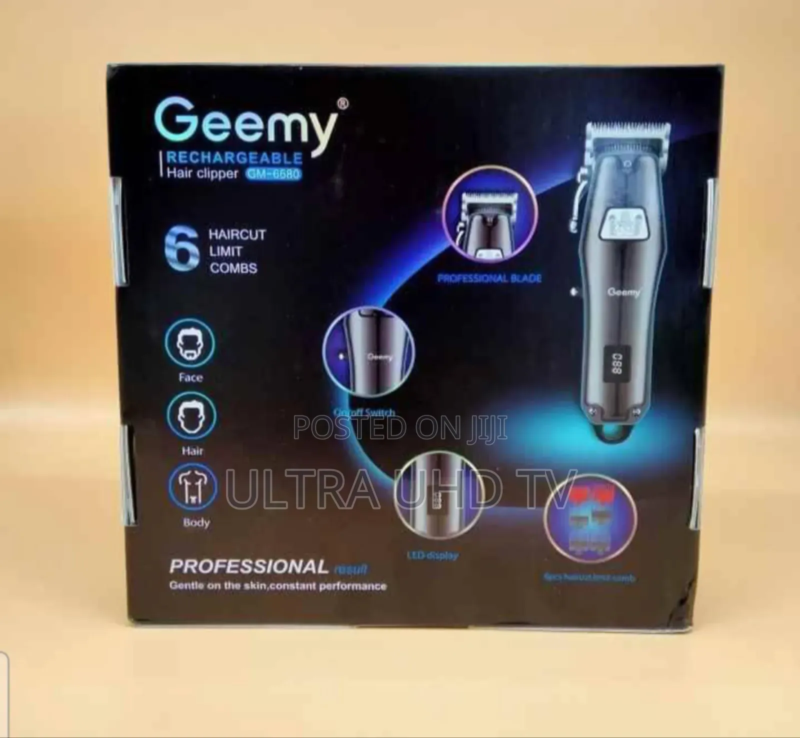 Geemy Gm-6680 Rechargeable Hair Clipper. It Has