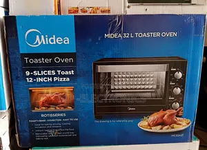 Midea Toaster Oven 32liter 9-Slices Toast 12-Inch Pizza