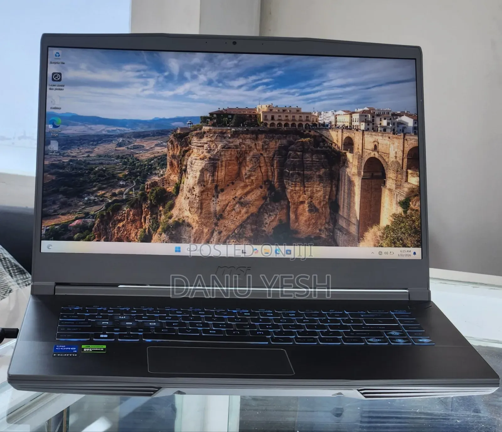 New Laptop MSI 16GB Intel Core I5 SSD 512GB