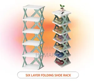 6 Layer Foldable Shoe Rack