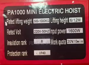 Pa1000 Mini Electric Hoist