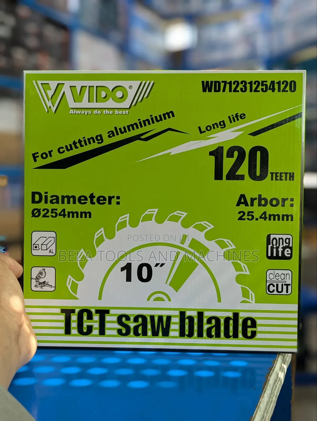 Vido TCT Saw Blade for Aluminum 254mm 120 Teeth Disk High Quality