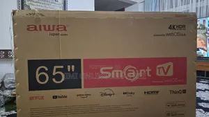 Aiwa Smart Led Tv 65 Inch Andraid Framless Tv 2025 Model