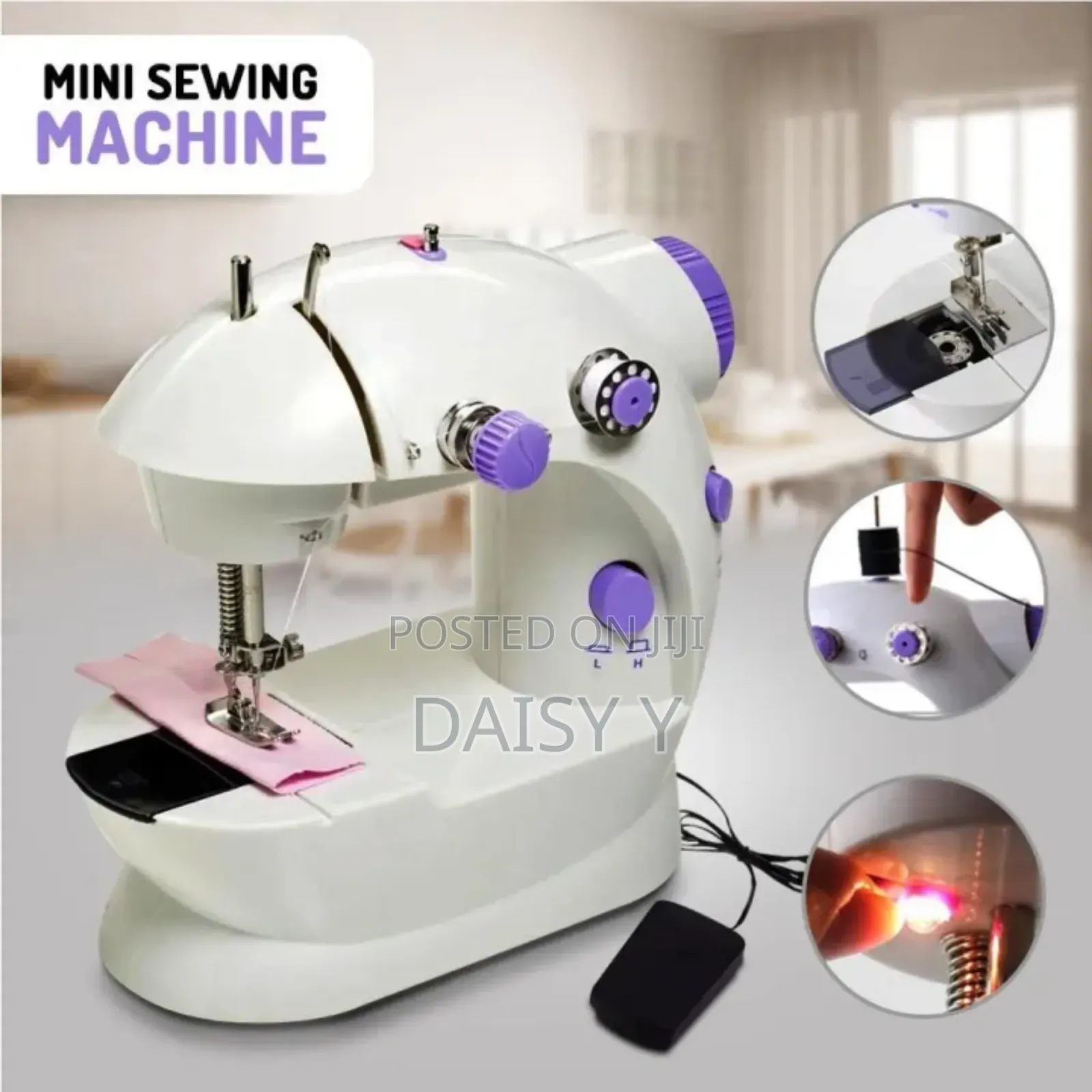 Portable Mini Sewing Machine - Professional Stitches, Small Size!