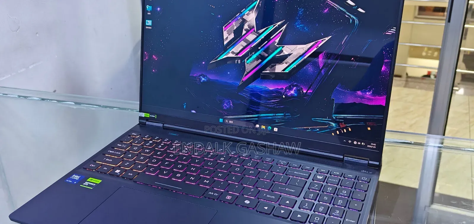 New Laptop Acer Predator Helios Neo 16 16GB Intel Core Ultra 9 SSD 1T