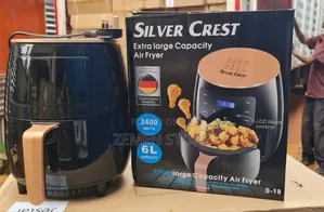 Silver Crest 6l Air Fryer - 6 ሊትር ዘይት የማይፈልግ የምግብ መጥበሻ
