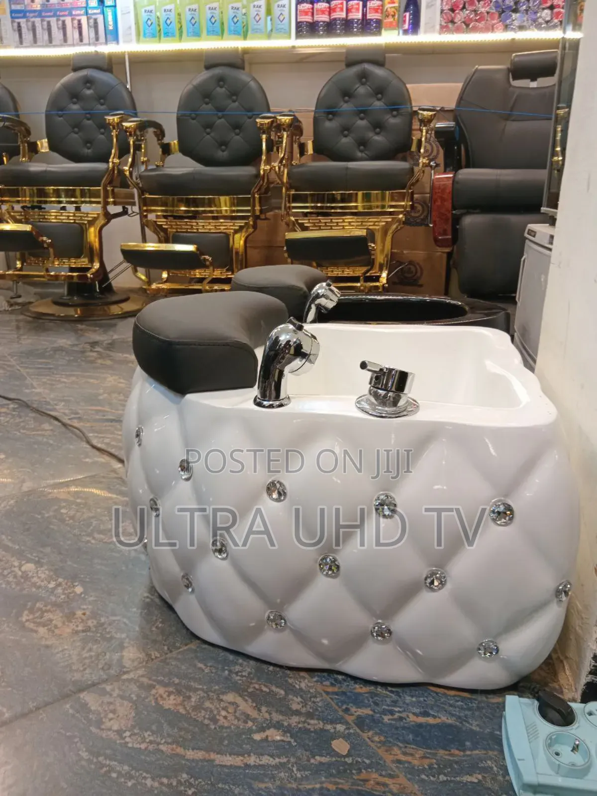 Portable Acrylic Pedicure Spa Basin Or Foot Bath. It Is Designed