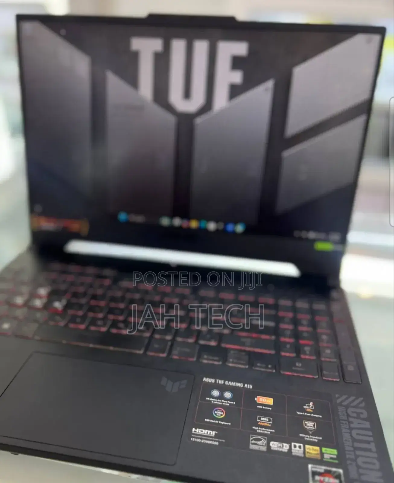 New Laptop Asus TUF Gaming A15 16GB AMD Ryzen 7 SSD 1T