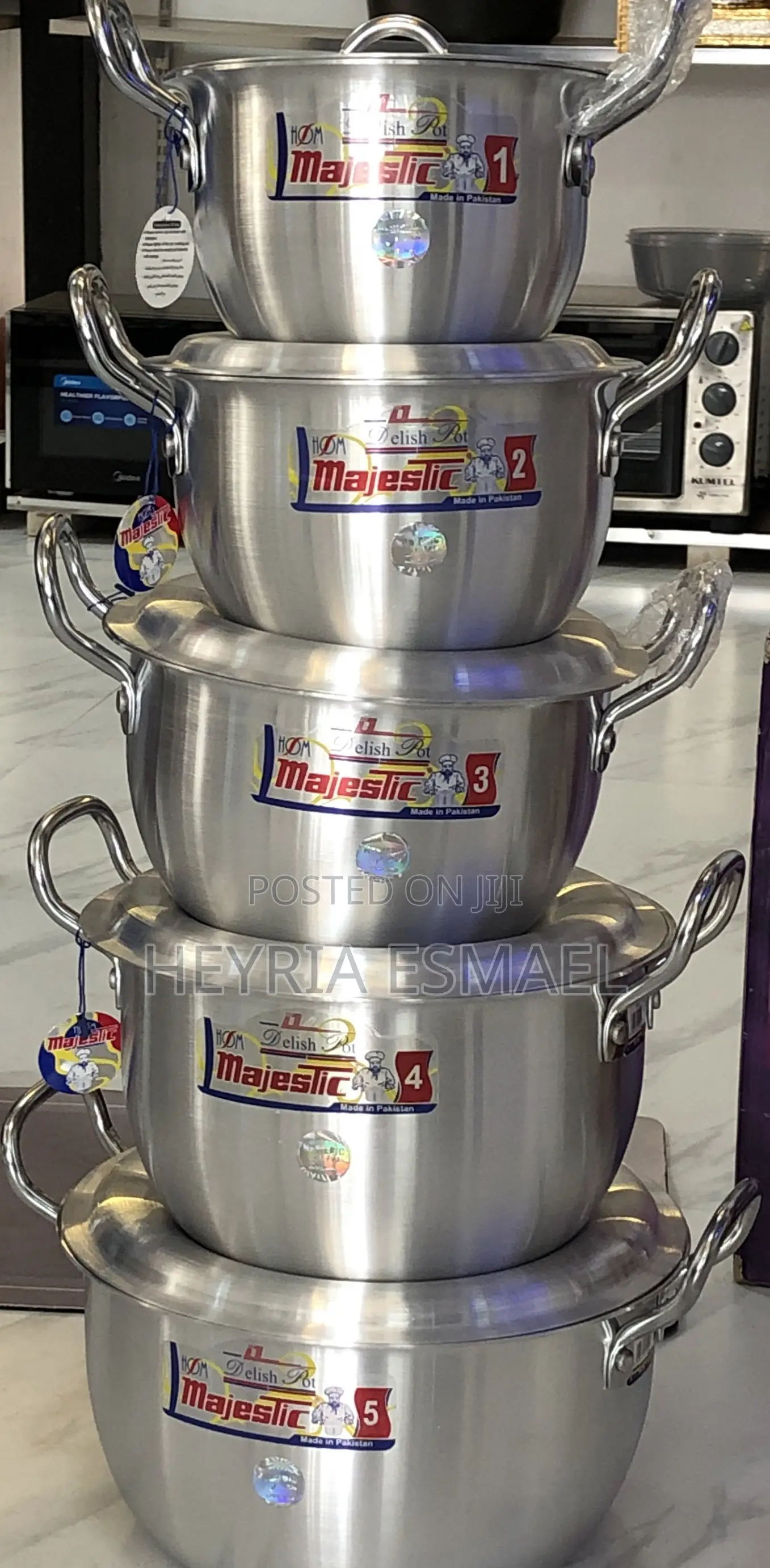 Majestic Cookware Set 1-5 Made In Pakistan