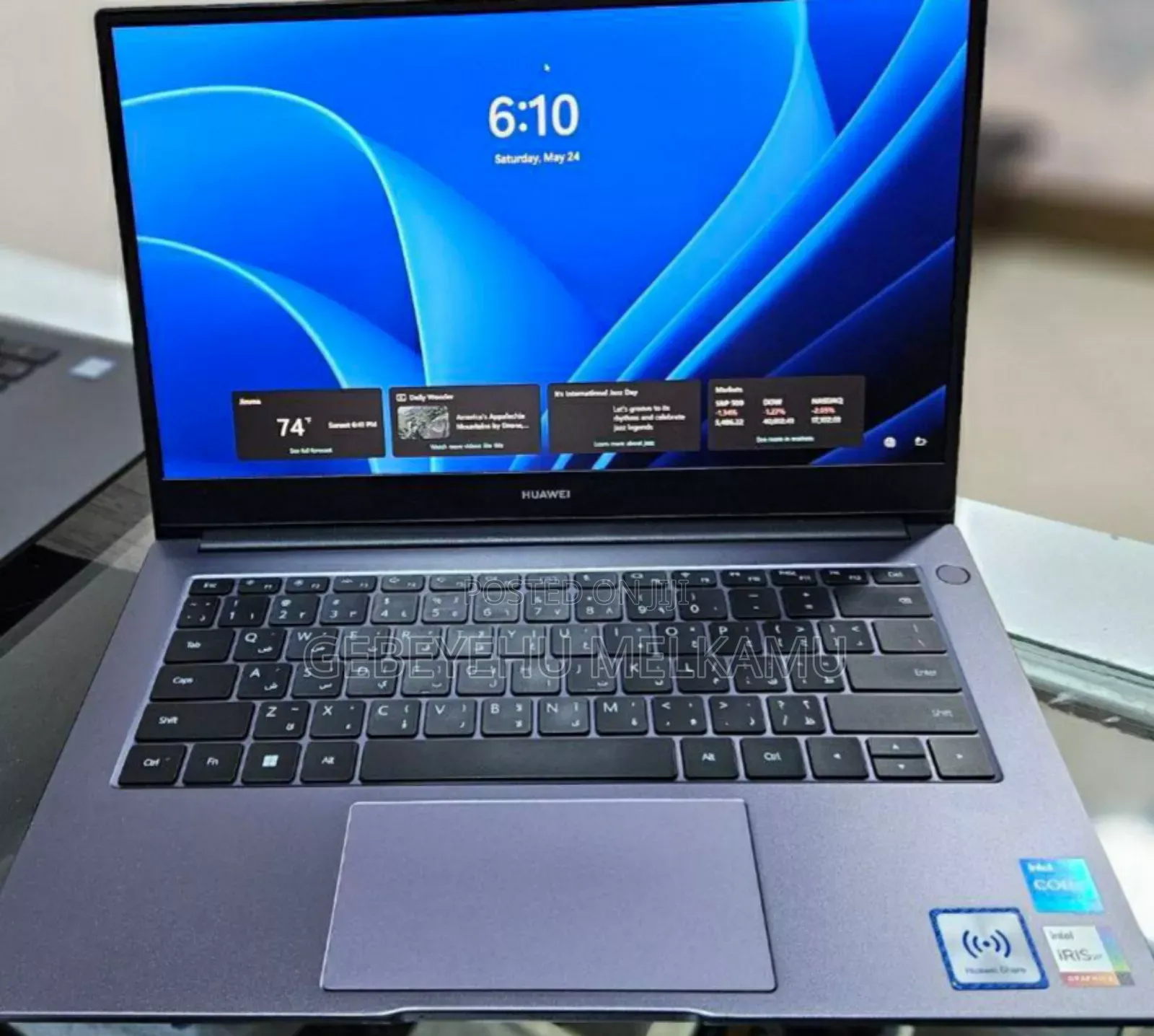 New Laptop Huawei MateBook 13 WRT-W19E 8GB Intel Core I5 SSD 512GB