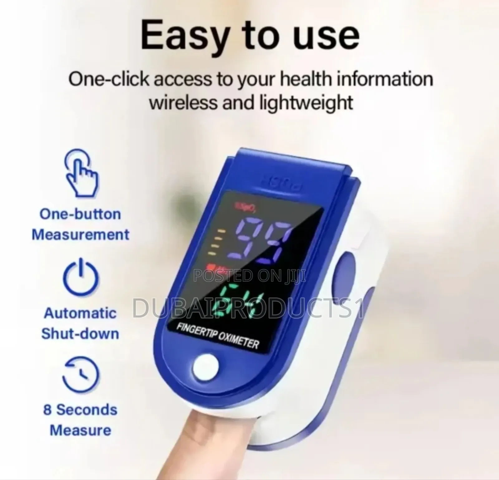 Basic 3-Piece Set Blood Pressure Monitor + Thermometer + Oximeter