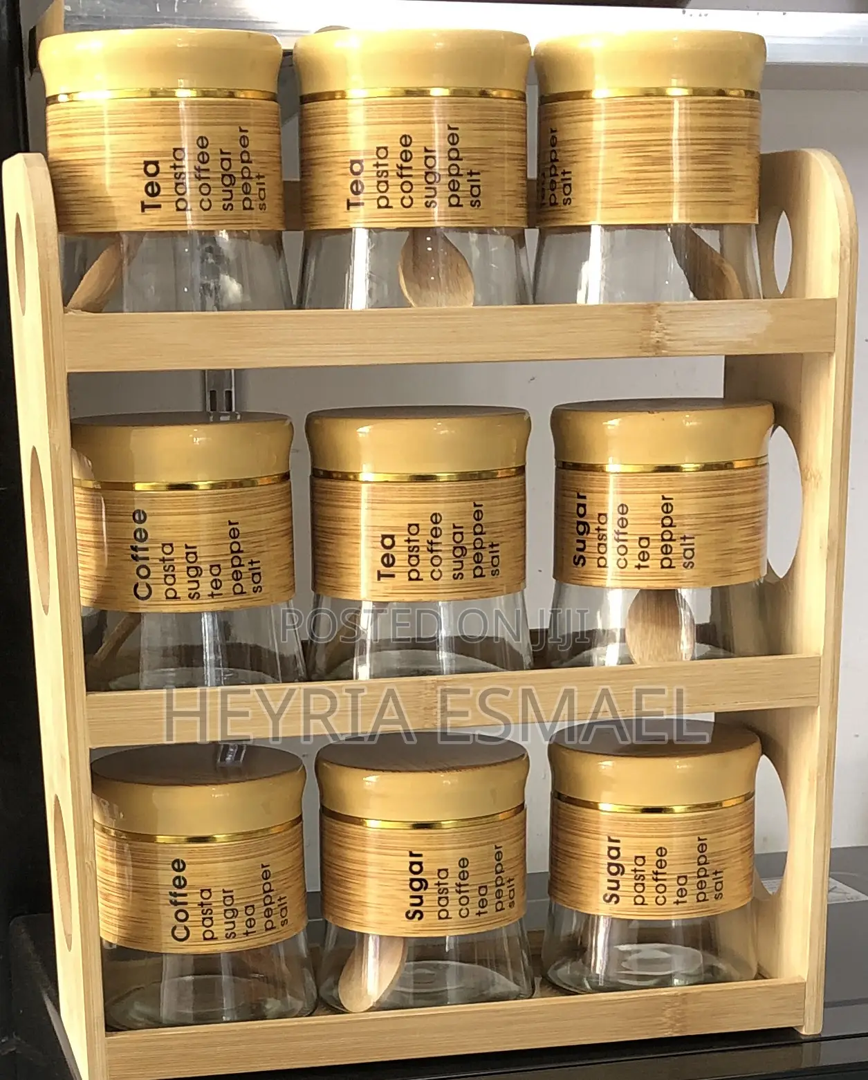 Glass Storege Jar Set