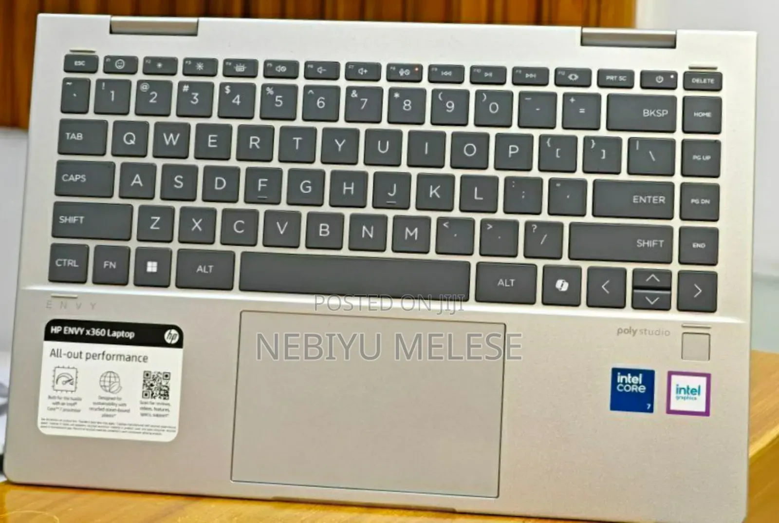 New Laptop HP Envy X360 16GB Intel Core 7 SSD 512GB