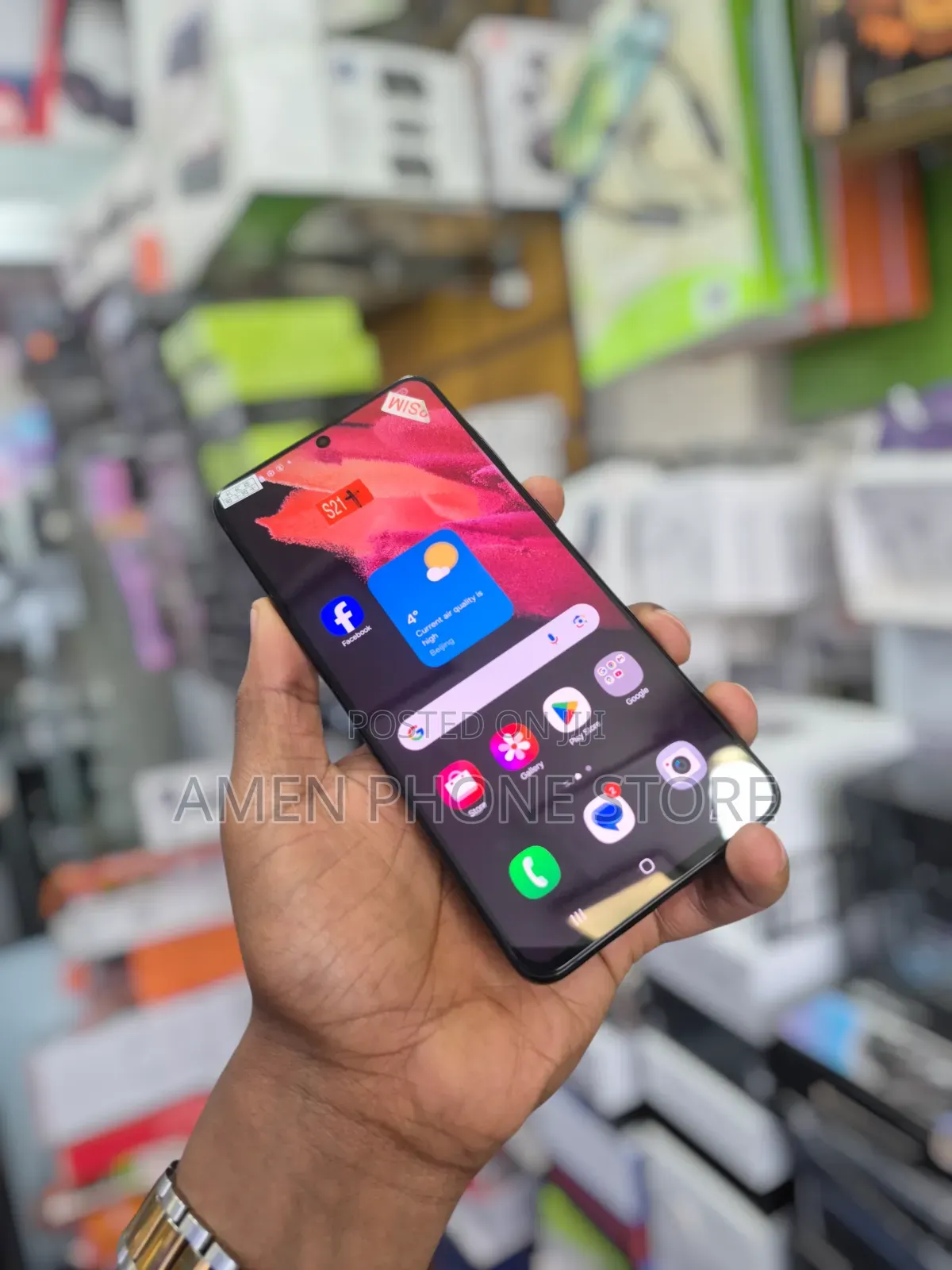 New Samsung Galaxy S21+ 5G 256 GB Black