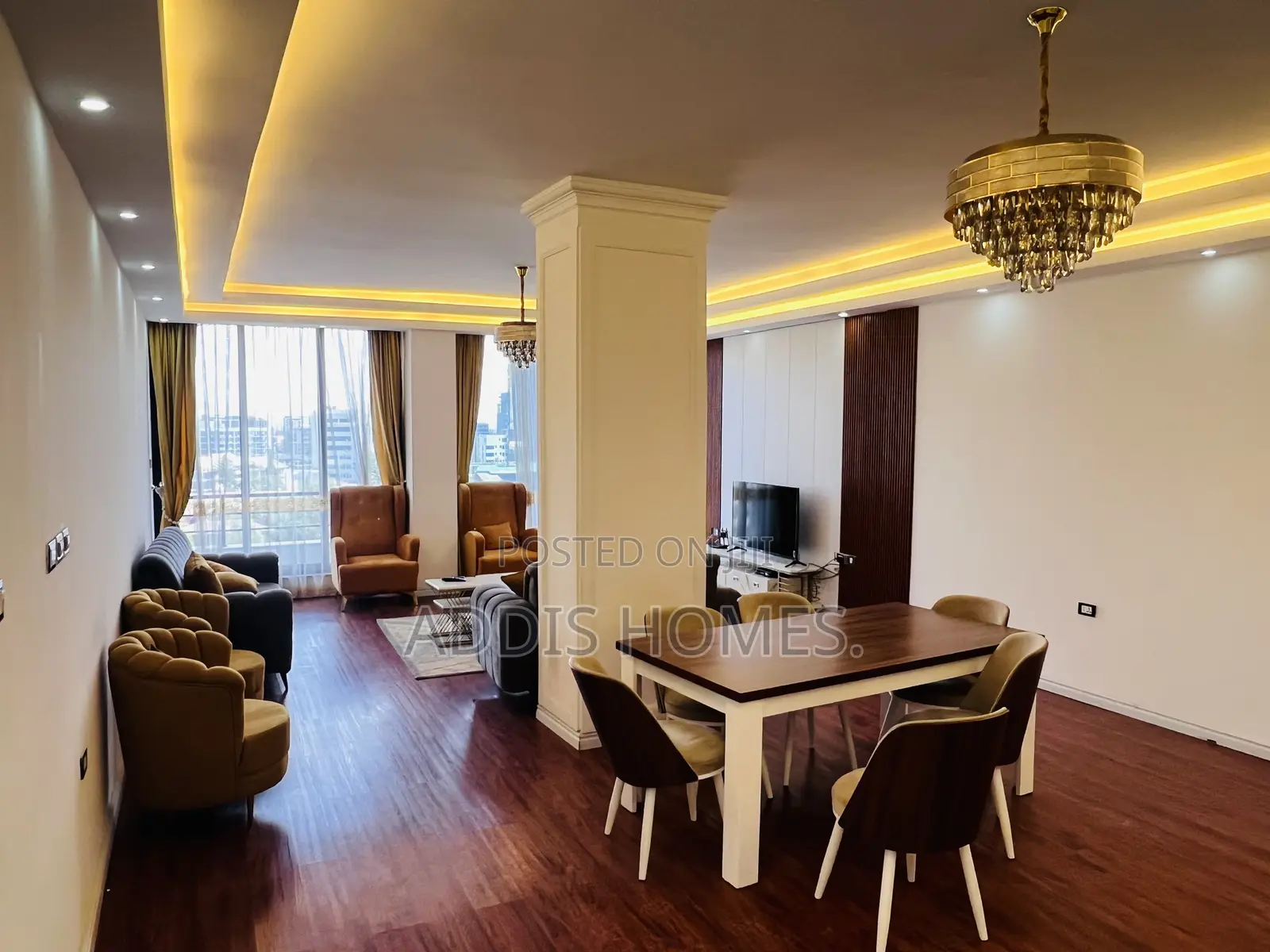 Furnished 3bdrm Apartment in Bole for rent