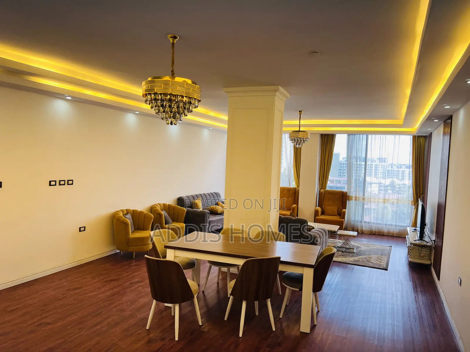 Furnished 3bdrm Apartment in Bole for rent