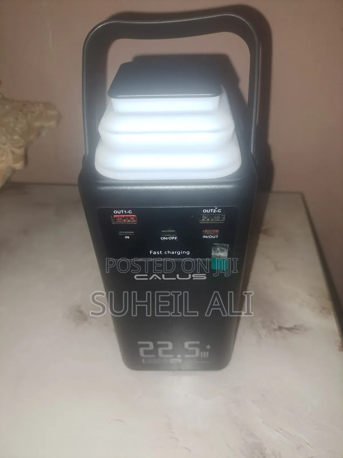 Calus 80,000mah Power Bank – 22.5w Super Fast Charging With Nightlight