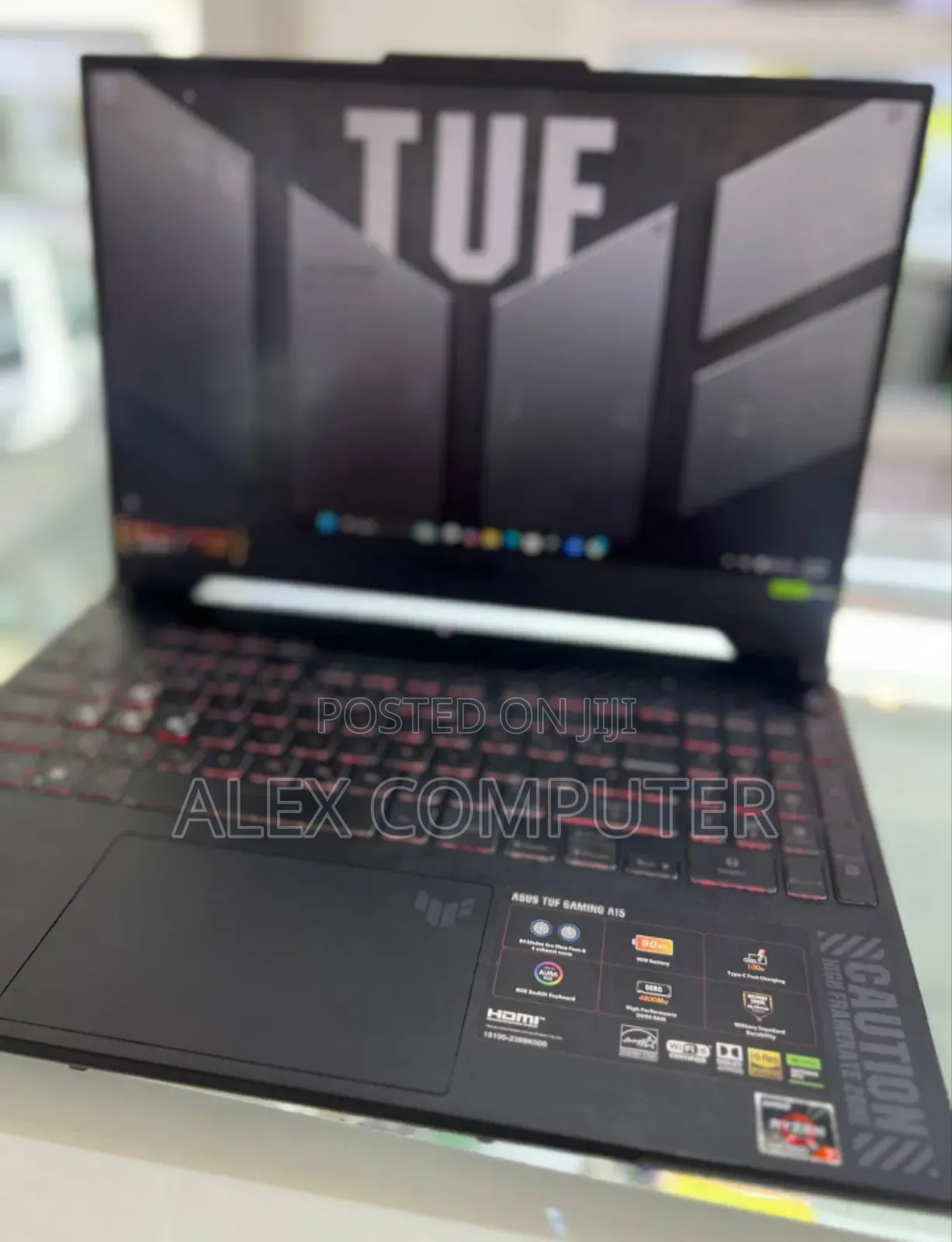 New Laptop Asus TUF Gaming A15 16GB AMD Ryzen 7 SSD 1T