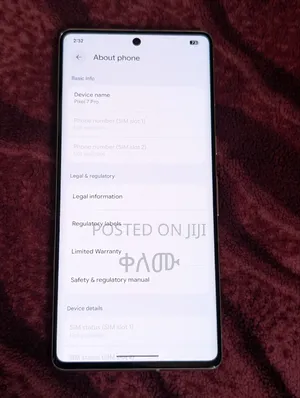 New Google Pixel 7 Pro 256 GB White