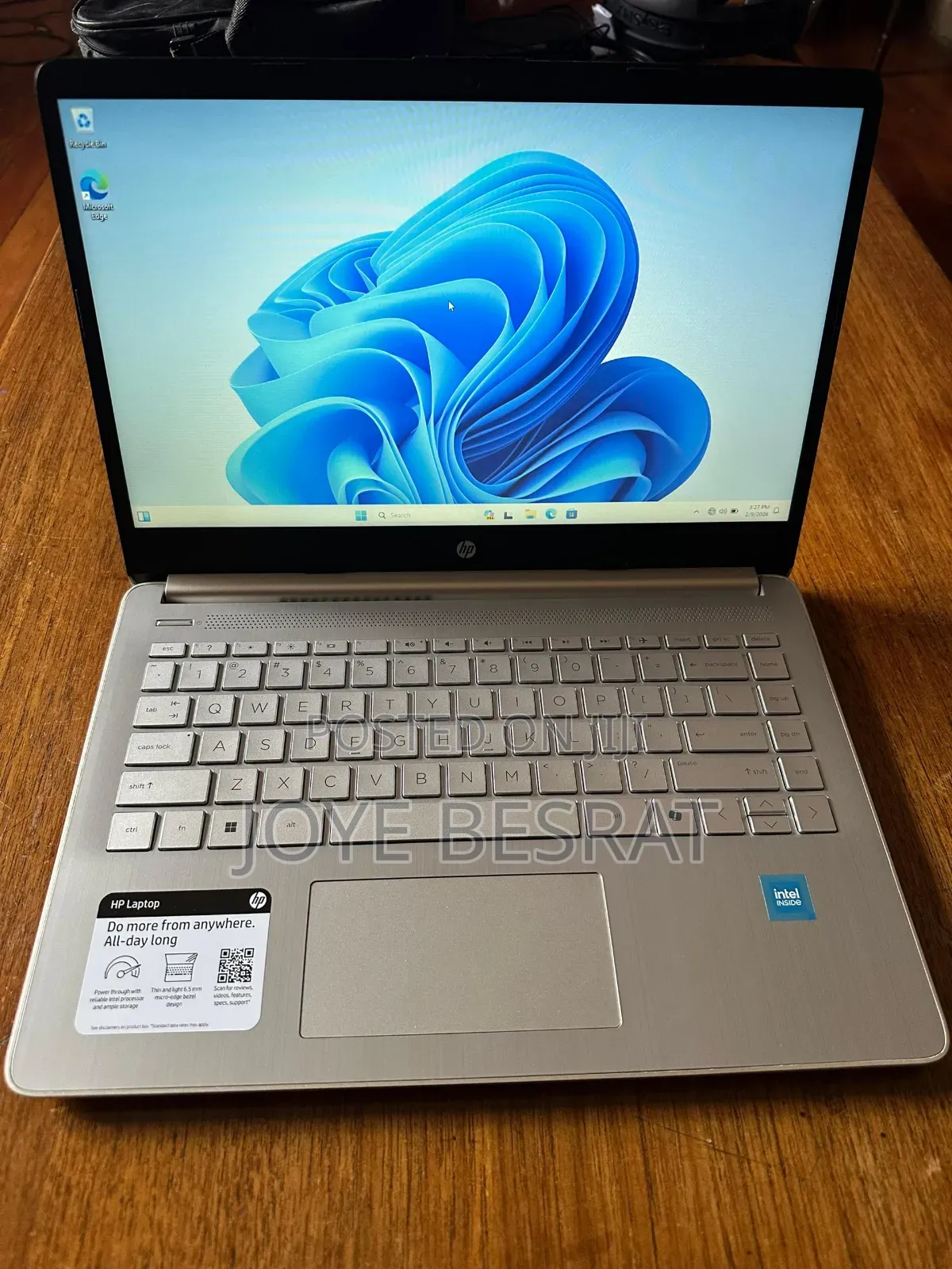 New Laptop HP 4GB Intel HDD+SSD 60GB