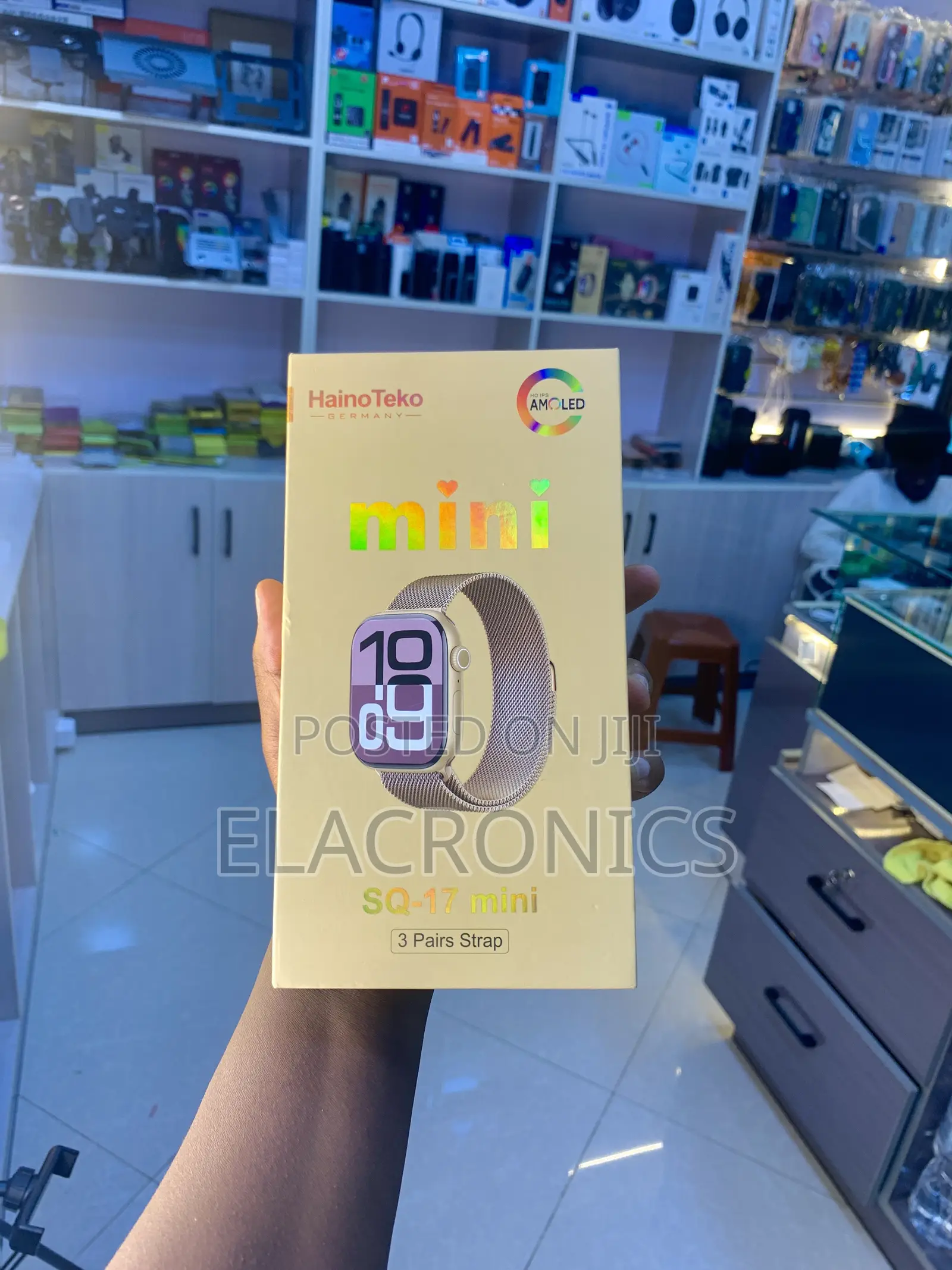 Haino Teko Sq-17 Mini (Amoled Screen + 3 Straps)